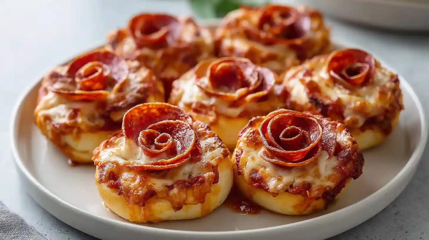 Pizza Roses for Valentine’s Day