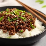 Korean Ground Beef Bowl