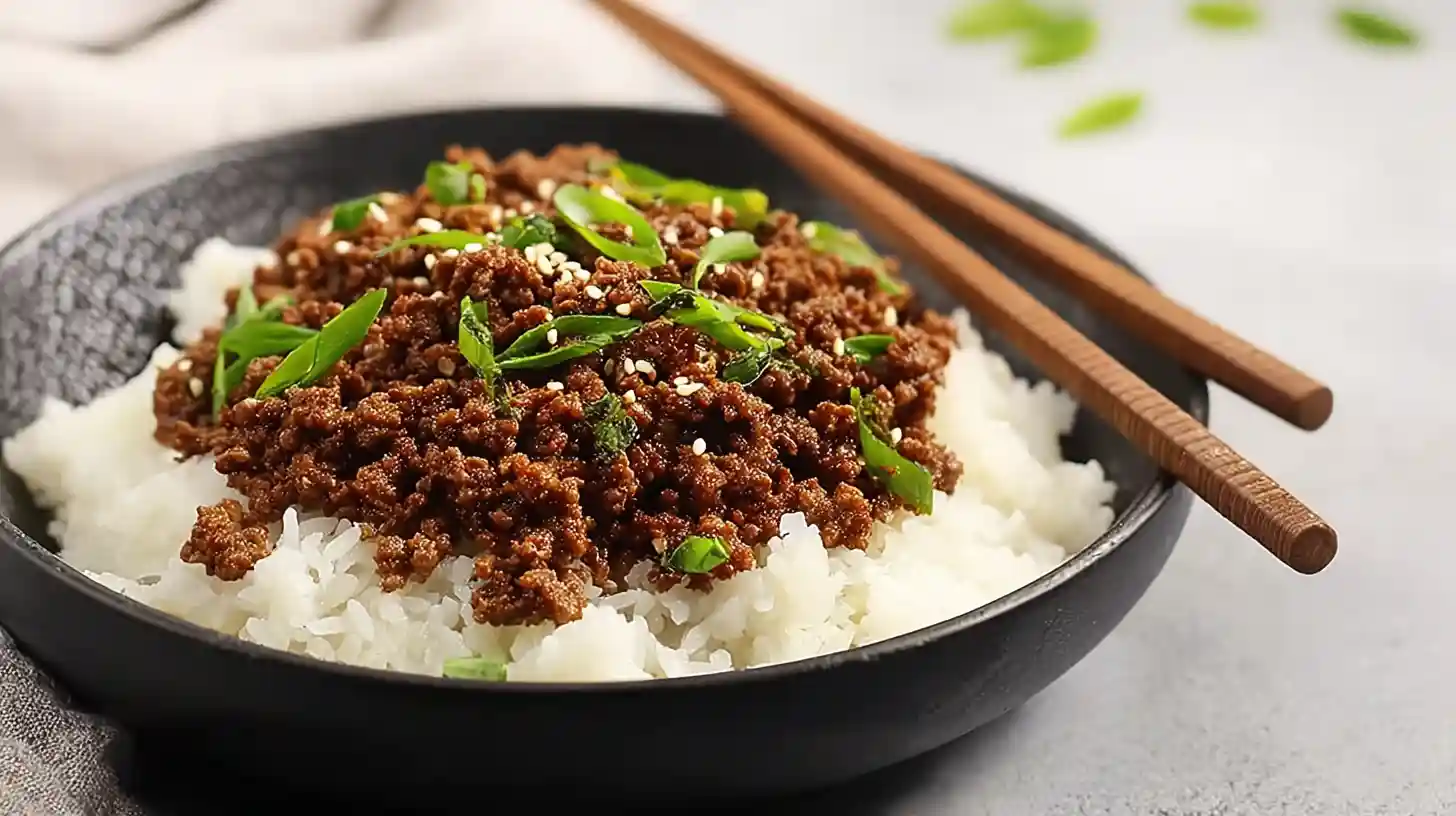 Korean Ground Beef Bowl