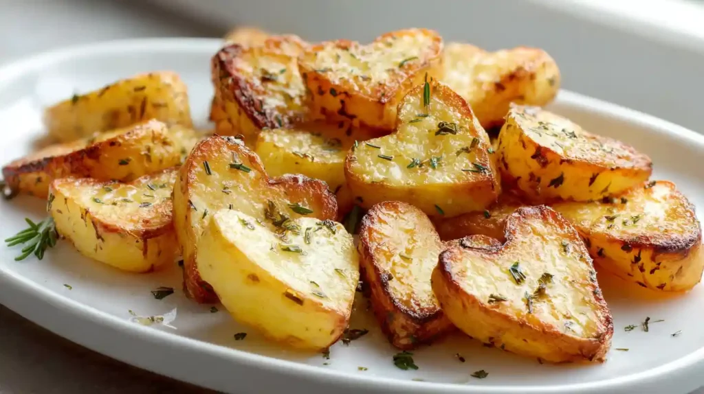 Roasted Heart Potatoes