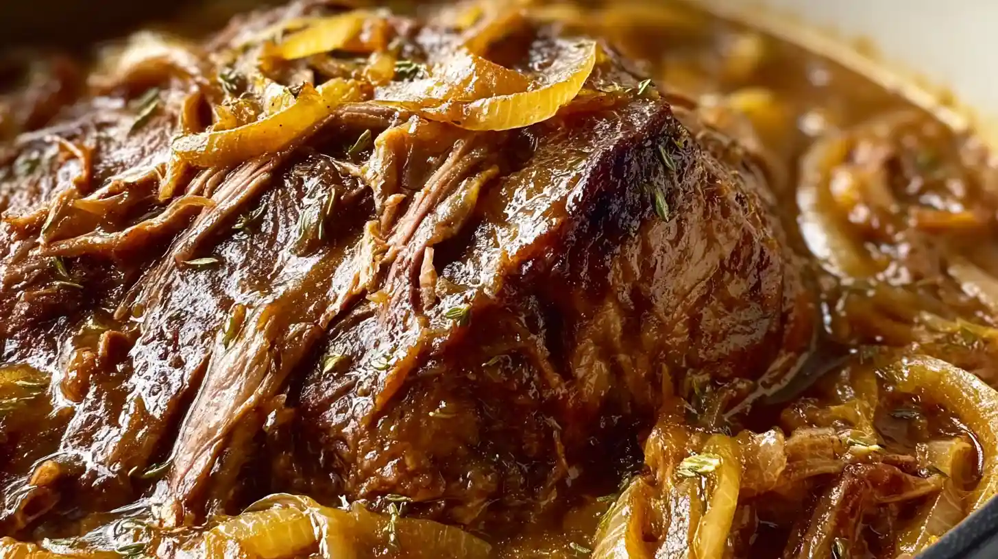 Comforting French Onion Pot Roast