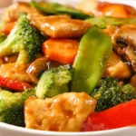 Chicken with Mixed Vegetable Stir Fry