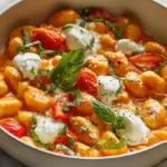Creamy Tomato Gnocchi with Burrata