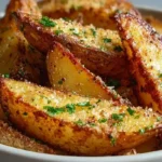 Garlic Parmesan Potato Wedges