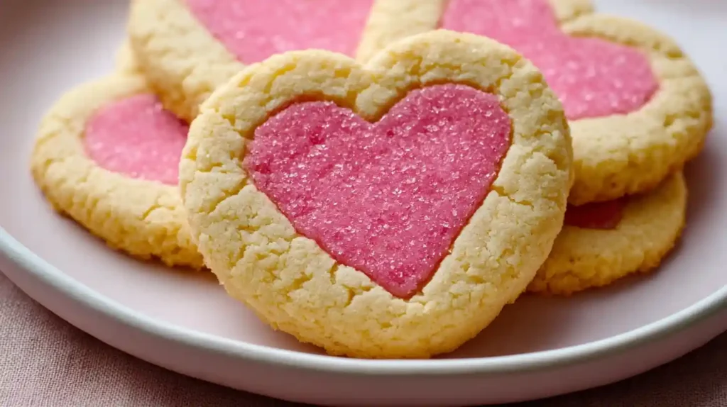 Slice and Bake Heart Cookies
