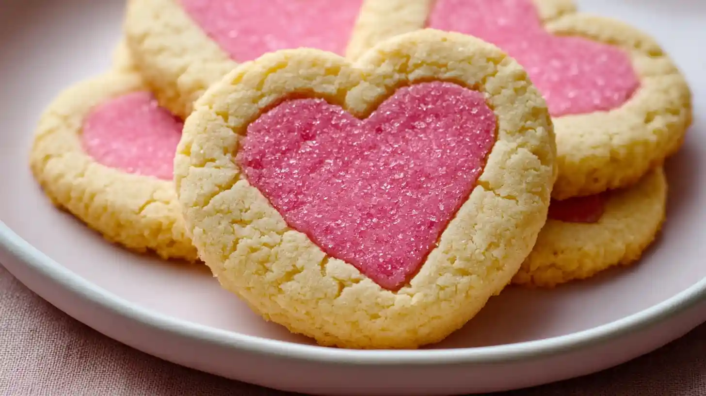 Slice and Bake Heart Cookies